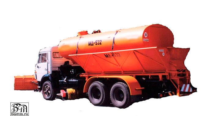 Комбинированная дорожная машина МД-532 на базе шасси КАМАЗ-65115, -53215, -53213, -43225, -53605 Комбинированная дорожная машина МД-532 на базе шасси КАМАЗ-65115, -53215, -53213, -43225, -53605