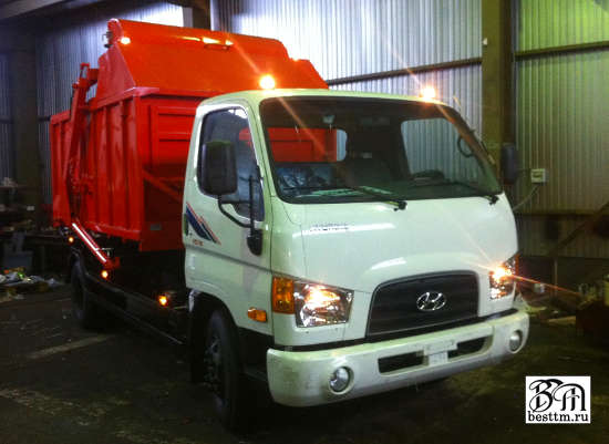 Мусоровоз с задней загрузкой КО-440 на шасси Hyundai 78 Мусоровоз с задней загрузкой КО-440 на шасси Hyundai 78