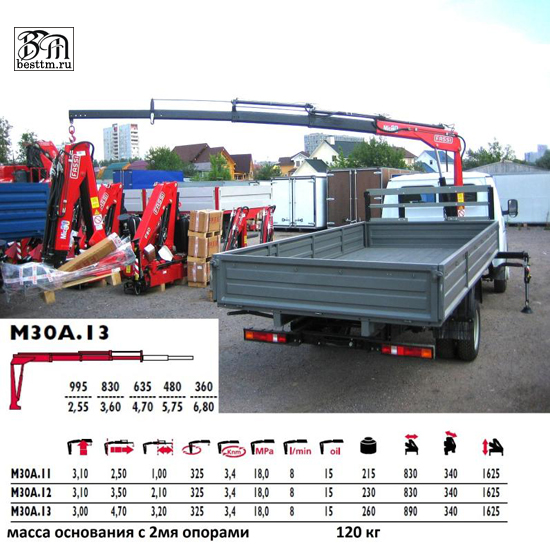 Кран манипулятор Fassi M30A Кран манипулятор Fassi M30A