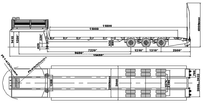 Трал ЧМЗАП-990640 по спецификации 041МТУ Трал ЧМЗАП-990640 по спецификации 041МТУ