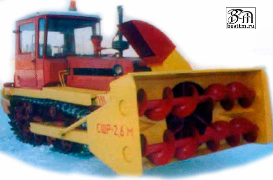 Снегоочиститель шнекороторный механический СШР-2,6 