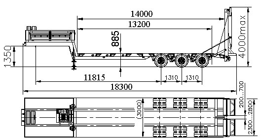 Трал ЧМЗАП-990640 по спецификации 051-М1
