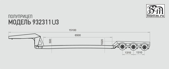 Полуприцеп 932311 Строймаш.Тверь по спецификации U3 Полуприцеп 932311 Строймаш.Тверь по спецификации U3