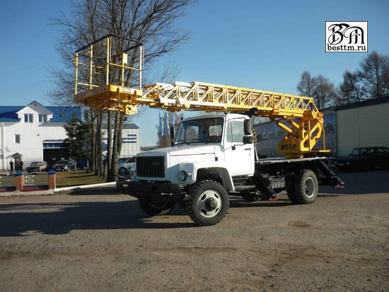 Автоподъемник ВИПО-18-01 лестница на базе шасси ГАЗ-33086 Автоподъемник ВИПО-18-01 лестница на базе шасси ГАЗ-33086