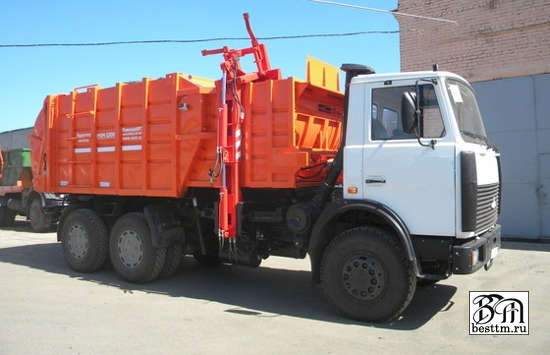 Мусоровоз с боковой загрузкой МКМ-33004 (новое название МК-3451-10) Мусоровоз с боковой загрузкой МКМ-33004 (новое название МК-3451-10)