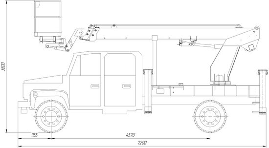 Автоподъемник ВИПО-18-01 на базе шасси ГАЗ-3309 исп.1 Автоподъемник ВИПО-18-01 на базе шасси ГАЗ-3309 исп.1
