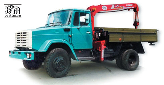 Кран манипулятор ЗИЛ R304, R305, R306 бортовой с КМУ UNIC URV-343 Кран манипулятор ЗИЛ R304, R305, R306 бортовой с КМУ UNIC URV-343