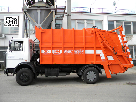 Мусоровоз с задней загрузкой МКЗ-3402 (новое название МК-3443-03) Мусоровоз с задней загрузкой МКЗ-3402 (новое название МК-3443-03)
