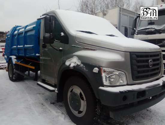 Мусоровоз с задней загрузкой 7 куб.м на шасси ГАЗон NEXT С41R33 Мусоровоз с задней загрузкой 7 куб.м на шасси ГАЗон NEXT С41R33