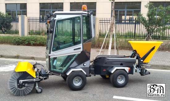 Навесное оборудование ПУМ-5021-К - передняя щетка и пескоразбрасыватель Навесное оборудование ПУМ-5021-К - передняя щетка и пескоразбрасыватель