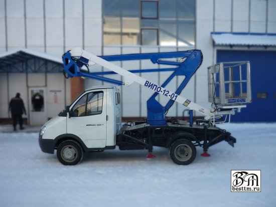 Автовышка ВИПО-12-01 на базе шасси ГАЗ-3302 Газель Автовышка ВИПО-12-01 на базе шасси ГАЗ-3302 Газель