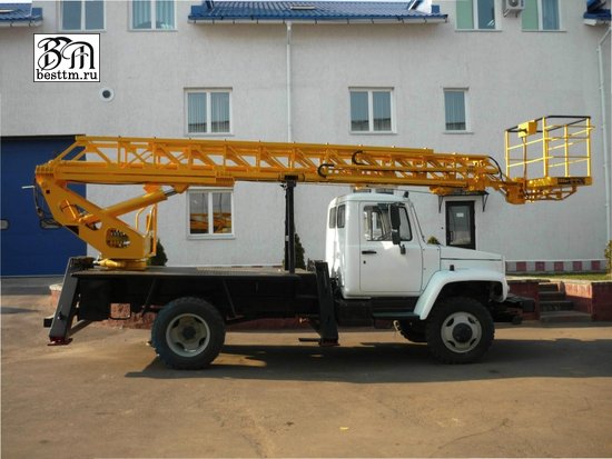 Автоподъемник ВИПО-18-01 лестница на базе шасси ГАЗ-33086 Автоподъемник ВИПО-18-01 лестница на базе шасси ГАЗ-33086