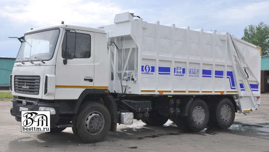 Мусоровоз с задней загрузкой МКЗ-33001 (новое название МК-3442) Мусоровоз с задней загрузкой МКЗ-33001 (новое название МК-3442)