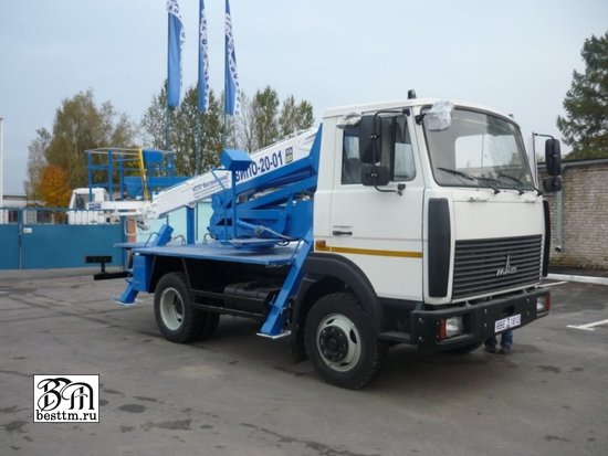 Автоподъемник ВИПО-20-01 на базе шасси МАЗ-4370 Автоподъемник ВИПО-20-01 на базе шасси МАЗ-4370