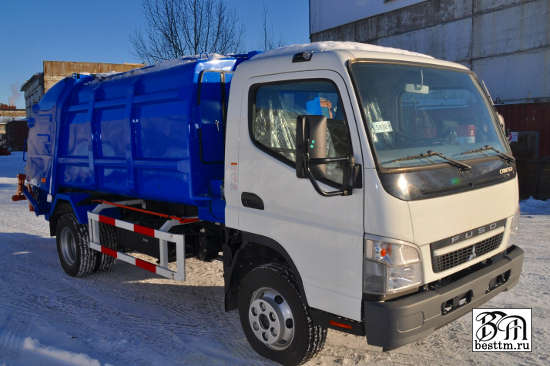 Мусоровоз с задней загрузкой на шасси Mitsubishi Fuso Canter Мусоровоз с задней загрузкой на шасси Mitsubishi Fuso Canter