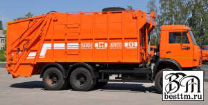 Мусоровоз с задней загрузкой МК-4449-05 с портальным погрузчиком Мусоровоз с задней загрузкой МК-4449-05 с портальным погрузчиком