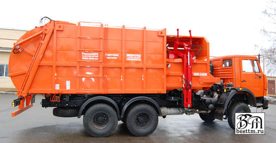 Мусоровоз с боковой загрузкой МКМ-44405 (новое название МК-4453-09) Мусоровоз с боковой загрузкой МКМ-44405 (новое название МК-4453-09)