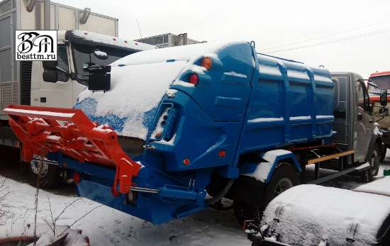 Мусоровоз с задней загрузкой 7 куб.м на шасси ГАЗон NEXT С41R33 Мусоровоз с задней загрузкой 7 куб.м на шасси ГАЗон NEXT С41R33
