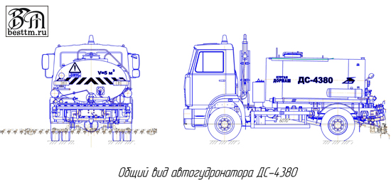 Автогудронатор ДС-4380 Автогудронатор ДС-4380