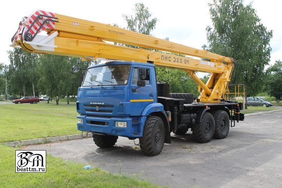 Автогидроподъемник ПМС-328-04 на базе шасси КАМАЗ-5350 Автогидроподъемник ПМС-328-04 на базе шасси КАМАЗ-5350
