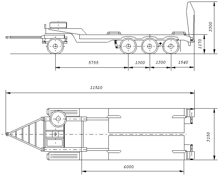 Трал ЧМЗАП-839910 по спецификации 011