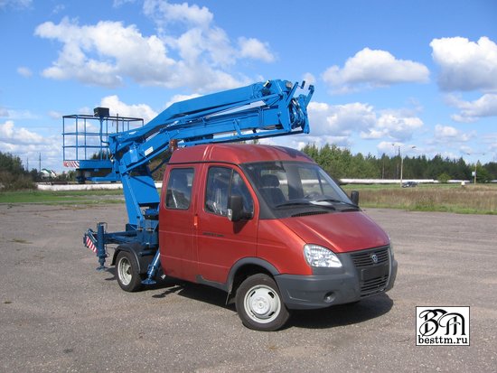 Автогидроподъемник ПМС-212-02 автовышка на базе шасси ГАЗ-33023 Автогидроподъемник ПМС-212-02 автовышка на базе шасси ГАЗ-33023