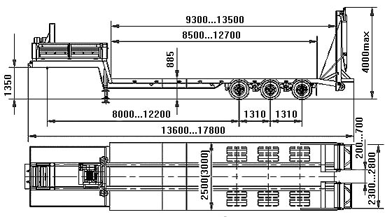 Трал ЧМЗАП-990640 по спецификации 058