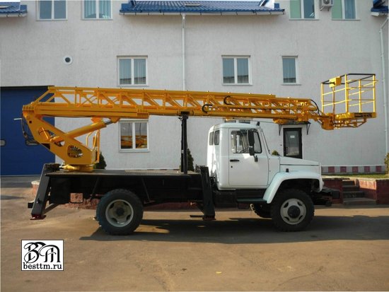 Автоподъемник ВИПО-18-01 лестница на базе шасси ГАЗ-3309 Автоподъемник ВИПО-18-01 лестница на базе шасси ГАЗ-3309