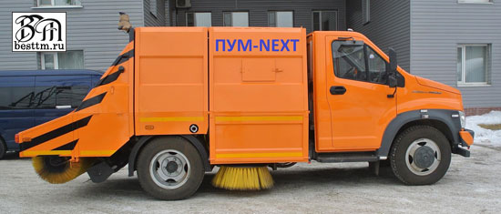 Подметально-уборочная машина ПУМ ГАЗон Next C41R13 Подметально-уборочная машина ПУМ ГАЗон Next C41R13