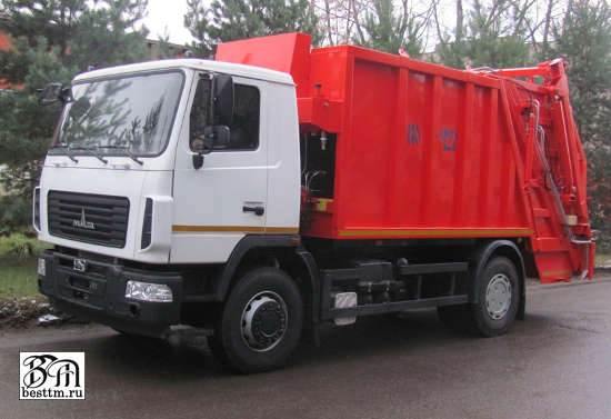 Мусоровоз с задней загрузкой КО-427-34 Мусоровоз с задней загрузкой КО-427-34