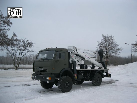 Автоподъемник ПМС-2815-02 на базе шасси КАМАЗ-43501 Автоподъемник ПМС-2815-02 на базе шасси КАМАЗ-43501