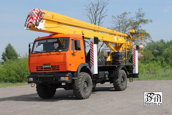 Автогидроподъемник ВС-22-03К автовышка на базе шасси КАМАЗ Автогидроподъемник ВС-22-03К автовышка на базе шасси КАМАЗ