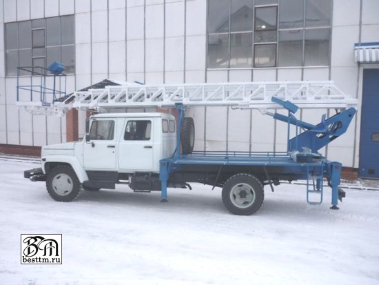 Автоподъемник ВИПО-20-01 лестница на базе шасси ГАЗ-3309 Автоподъемник ВИПО-20-01 лестница на базе шасси ГАЗ-3309