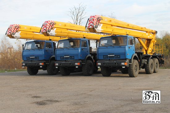 Автогидроподъемник ПМС-328-02 на базе шасси КАМАЗ Автогидроподъемник ПМС-328-02 на базе шасси КАМАЗ