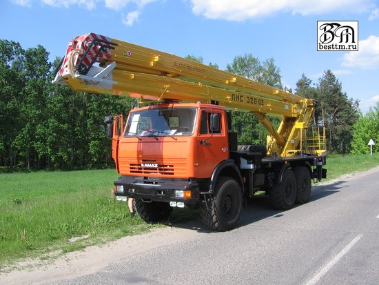 Автогидроподъемник ПМС-328-02 на базе шасси КАМАЗ Автогидроподъемник ПМС-328-02 на базе шасси КАМАЗ