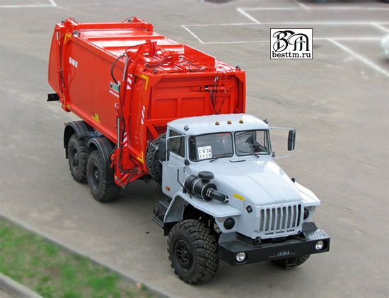 Мусоровоз с боковой загрузкой КО-440-5У Мусоровоз с боковой загрузкой КО-440-5У