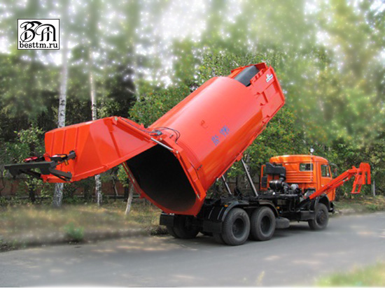 Мусоровоз с боковой загрузкой КО-449-02 Мусоровоз с боковой загрузкой КО-449-02