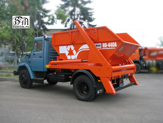 Мусоровоз контейнерный КО-440АД Мусоровоз контейнерный КО-440АД