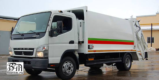 Мусоровоз с задней загрузкой МК-1440 на шасси Mitsubishi Fuso Canter Мусоровоз с задней загрузкой МК-1440 на шасси Mitsubishi Fuso Canter