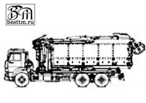 Мультилифт 581142 на шасси КАМАЗ-6520 Мультилифт 581142 на шасси КАМАЗ-6520