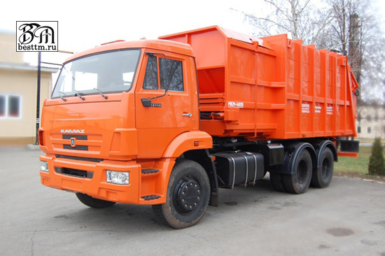 Мусоровоз с боковой загрузкой МКМ-4805 Мусоровоз с боковой загрузкой МКМ-4805