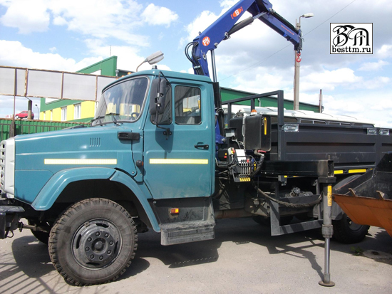 Кранманипулятор ЗИЛ W43221 Кранманипулятор ЗИЛ W43221