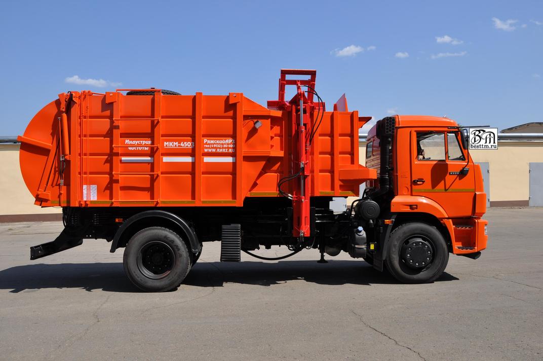 Мусоровоз с боковой загрузкой МКМ-4503 (новое название МК-4451-02) Мусоровоз с боковой загрузкой МКМ-4503 (новое название МК-4451-02)