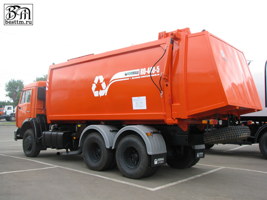 Мусоровоз с боковой загрузкой КО-440-5 Мусоровоз с боковой загрузкой КО-440-5