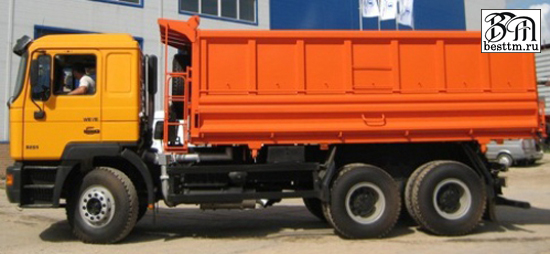 Китайский самосвал SHAANXI 655181 (бок. разгрузка) Китайский самосвал SHAANXI 655181 (бок. разгрузка)