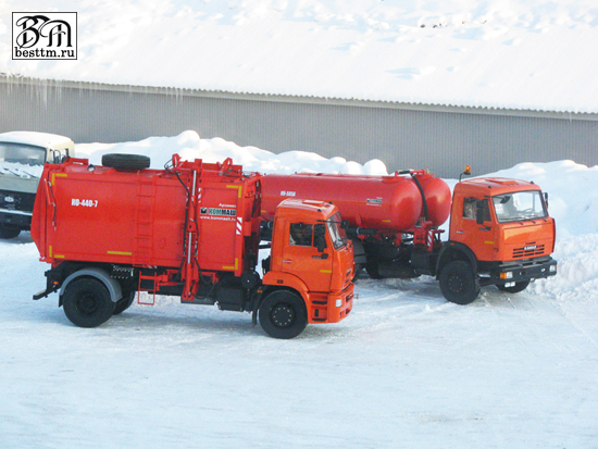 Мусоровоз с боковой загрузкой КО-440-7 Мусоровоз с боковой загрузкой КО-440-7