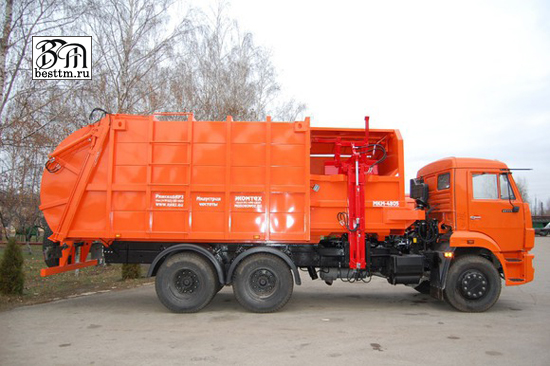 Мусоровоз с боковой загрузкой МКМ-4805 Мусоровоз с боковой загрузкой МКМ-4805