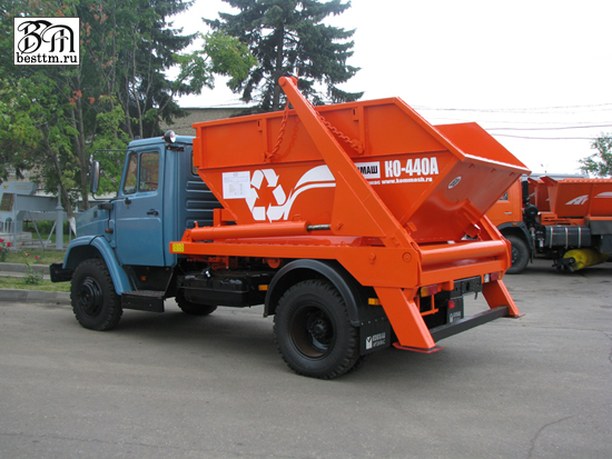 Мусоровоз контейнерный КО-440АД Мусоровоз контейнерный КО-440АД