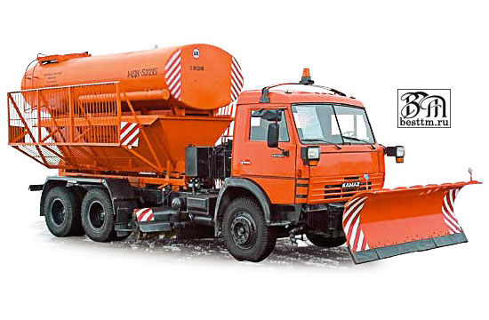 Комбинированная дорожная машина МДК-53215 на базе шасси КАМАЗ-53215 Комбинированная дорожная машина МДК-53215 на базе шасси КАМАЗ-53215