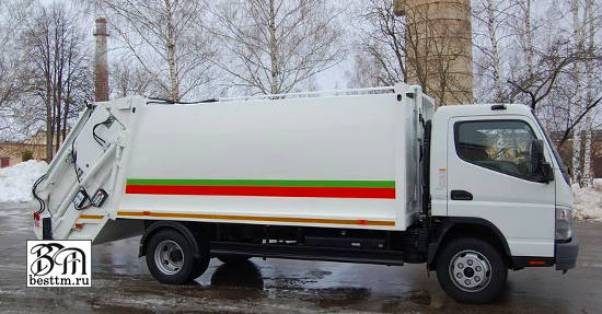 Мусоровоз с задней загрузкой МК-1440 на шасси Mitsubishi Fuso Canter Мусоровоз с задней загрузкой МК-1440 на шасси Mitsubishi Fuso Canter